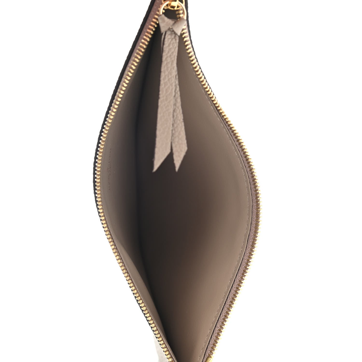 Louis Vuitton Empreinte Monogram Giant Pochette Felicie Zippered Insert Tourterelle Creme 4 of 4