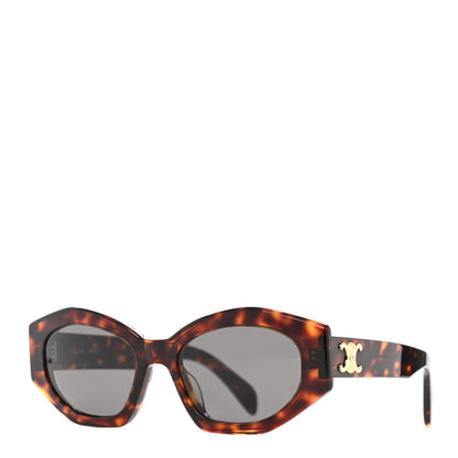 Celine Acetate Triomphe 01 Sunglasses CL 40238U Tortoise 1 of 8