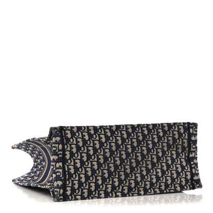 Christian Dior Oblique Large Book Tote Blue Multicolor 4 of 13