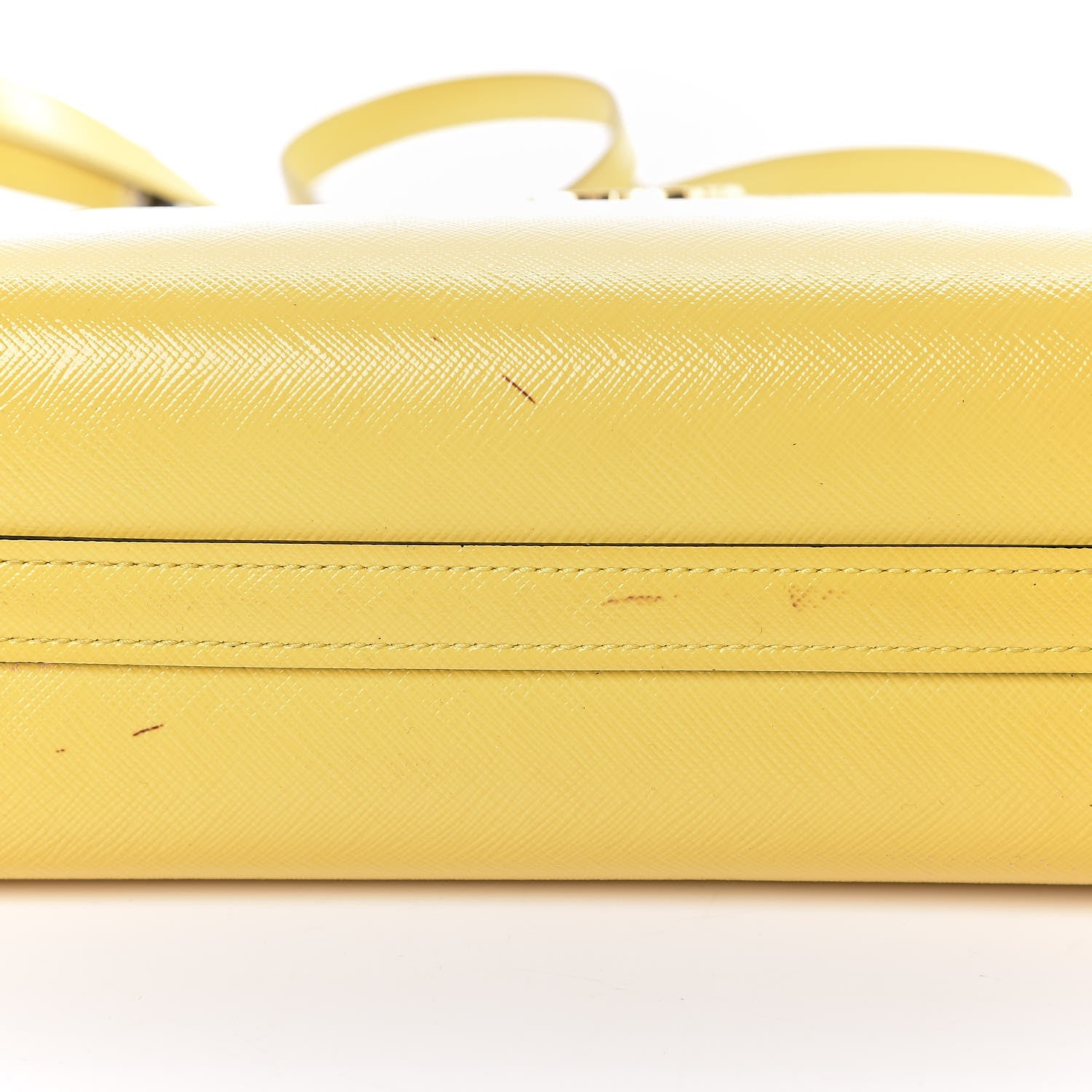 Prada Saffiano City Calfskin Esplanade Crossbody Bag Soleil 9 of 12