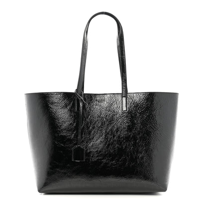 Saint Laurent Patent Calfskin Large Shopping Tote Black 1 of 12