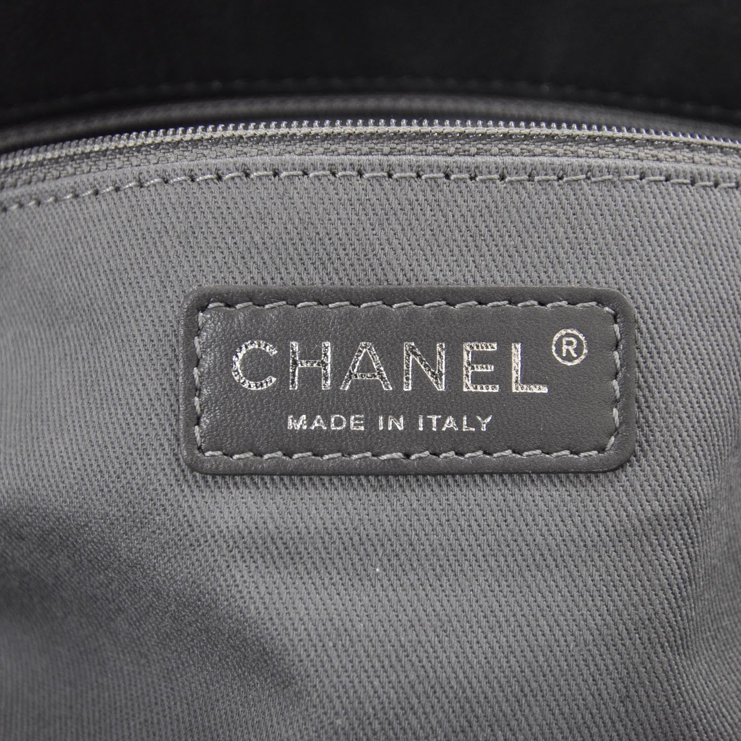 Chanel Iridescent Calfskin Glint Accordion Flap Black 7 of 9