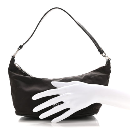 Prada Tessuto Sirio Pochette Black 2 of 13