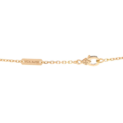 Van Cleef & Arpels 18K Yellow Gold Diamond Large Frivole Pendant Necklace 4 of 5