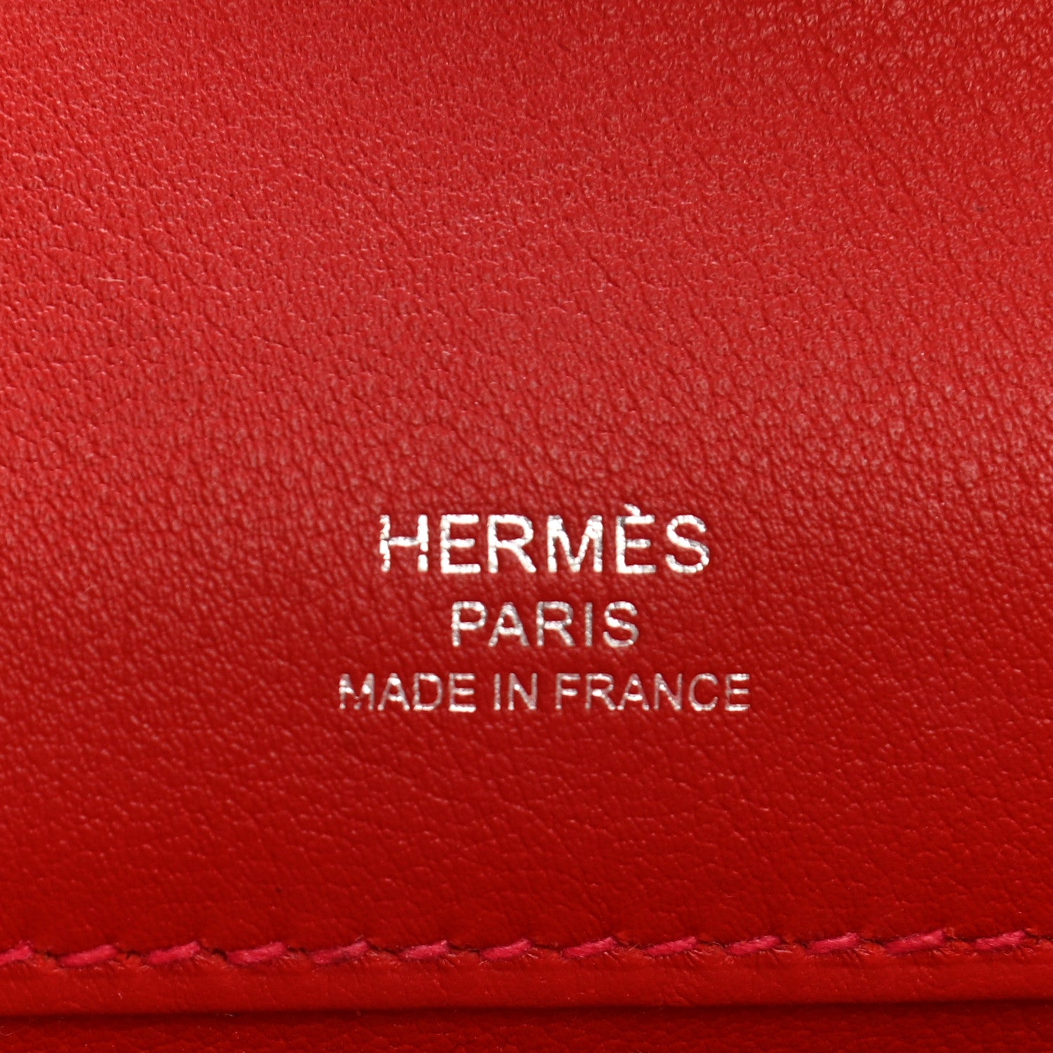 Hermes Swift Kelly Cut Clutch Pochette Vermillion 6 of 8