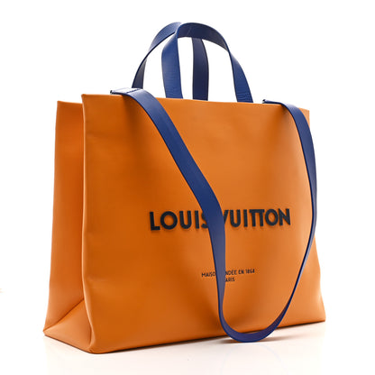 Louis Vuitton Cowhide Shopper Bag MM Safran 3 of 9