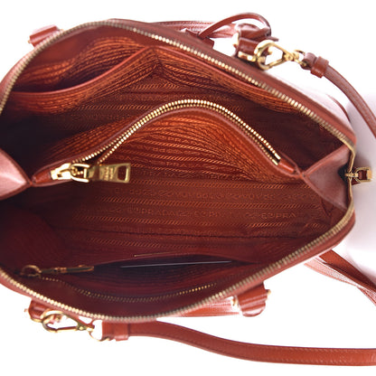 Prada Saffiano Vernice Medium Promenade Tote Arancio 5 of 16