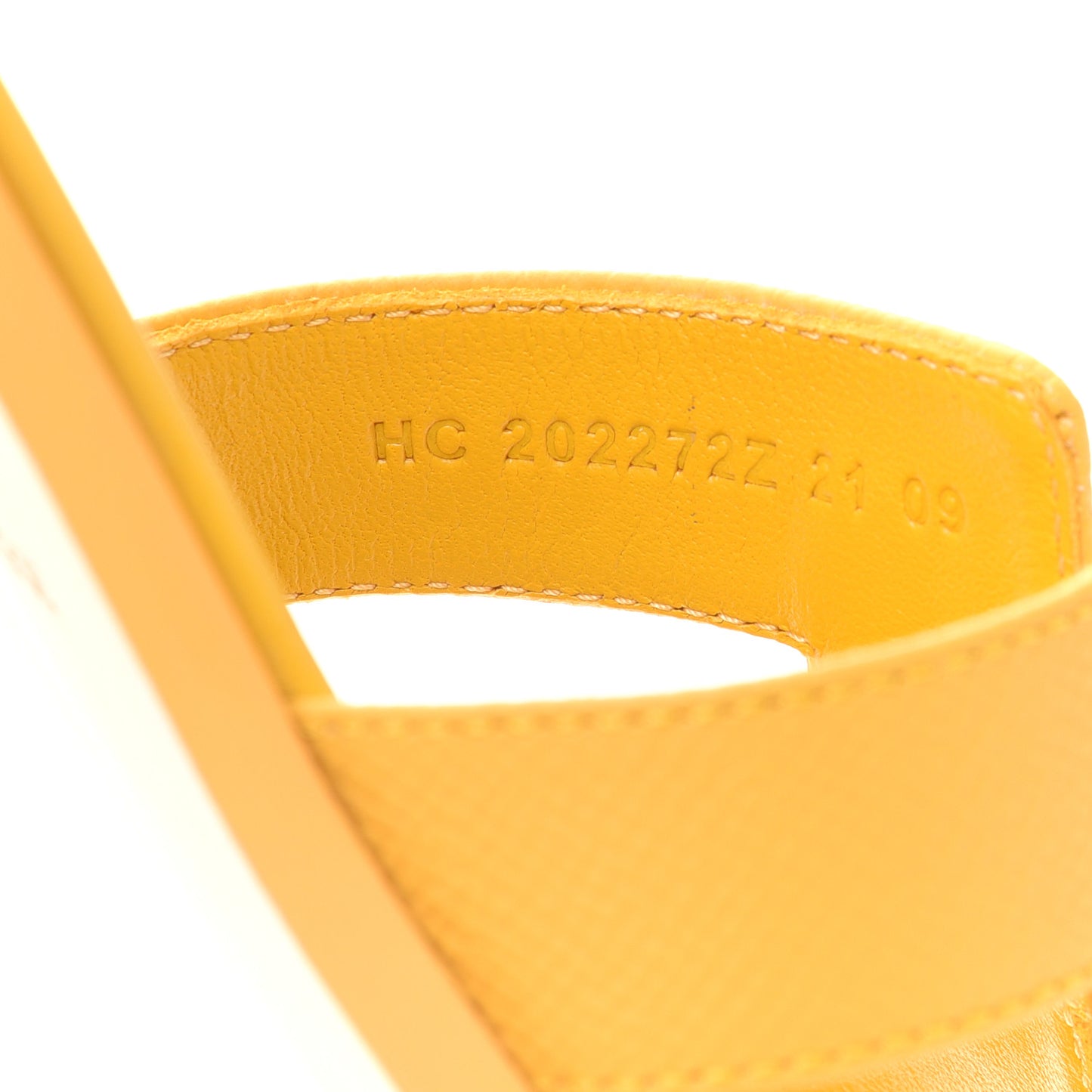 Epsom Oran Sandals 36 Jaune Sable