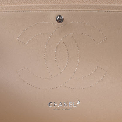Chanel Caviar Jumbo Double Flap Beige Clair 7 of 10