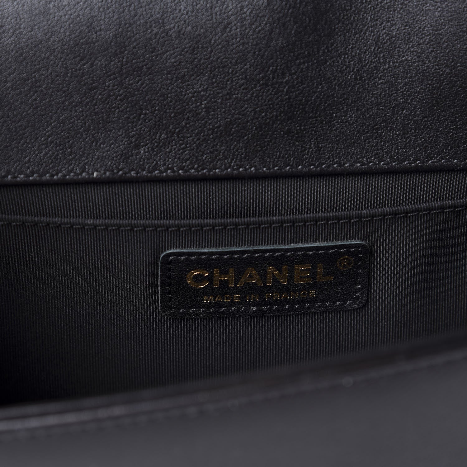 Chanel Lambskin Quilted Medium Boy Flap Black 8 of 10