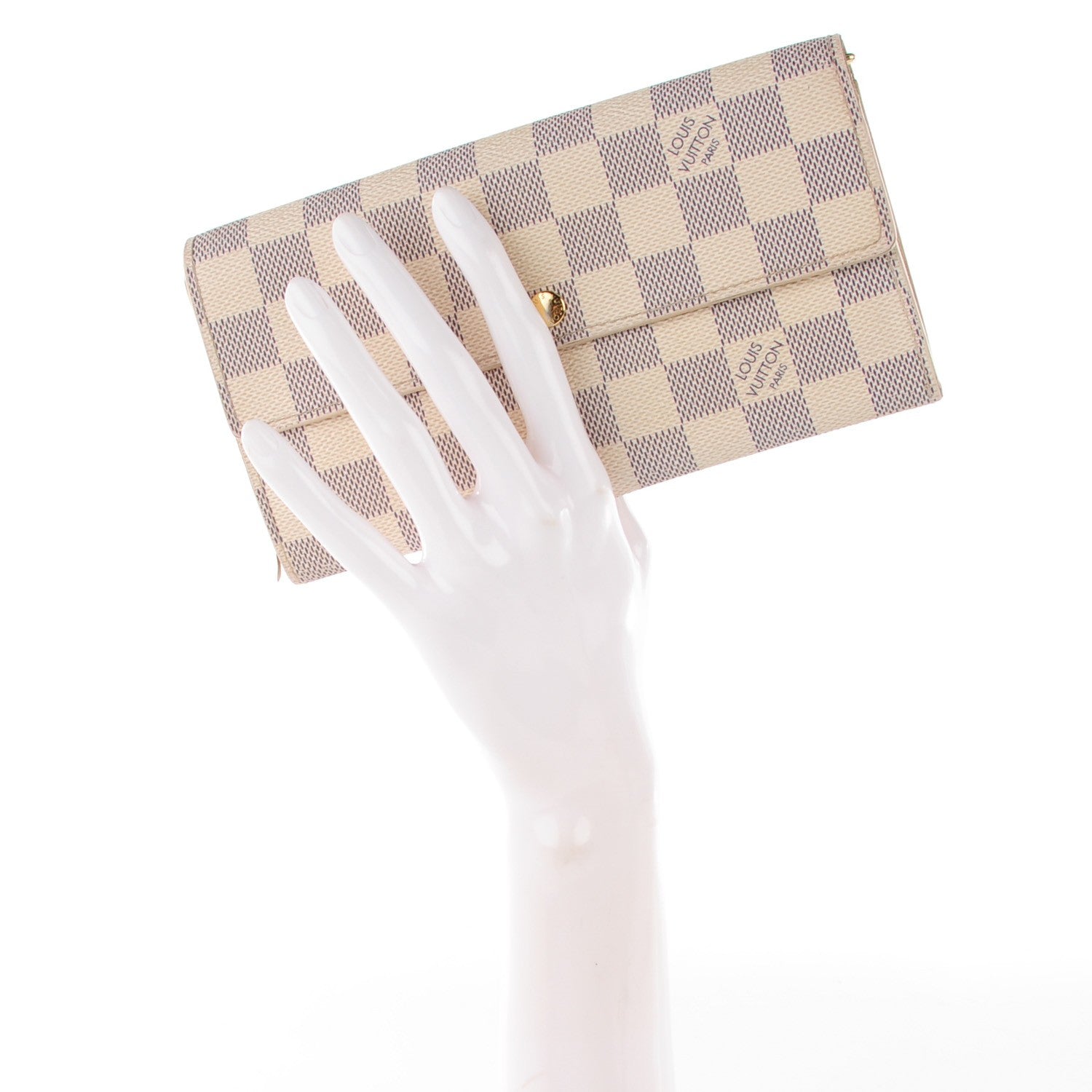 Louis Vuitton Damier Azur Sarah Wallet 2 of 7
