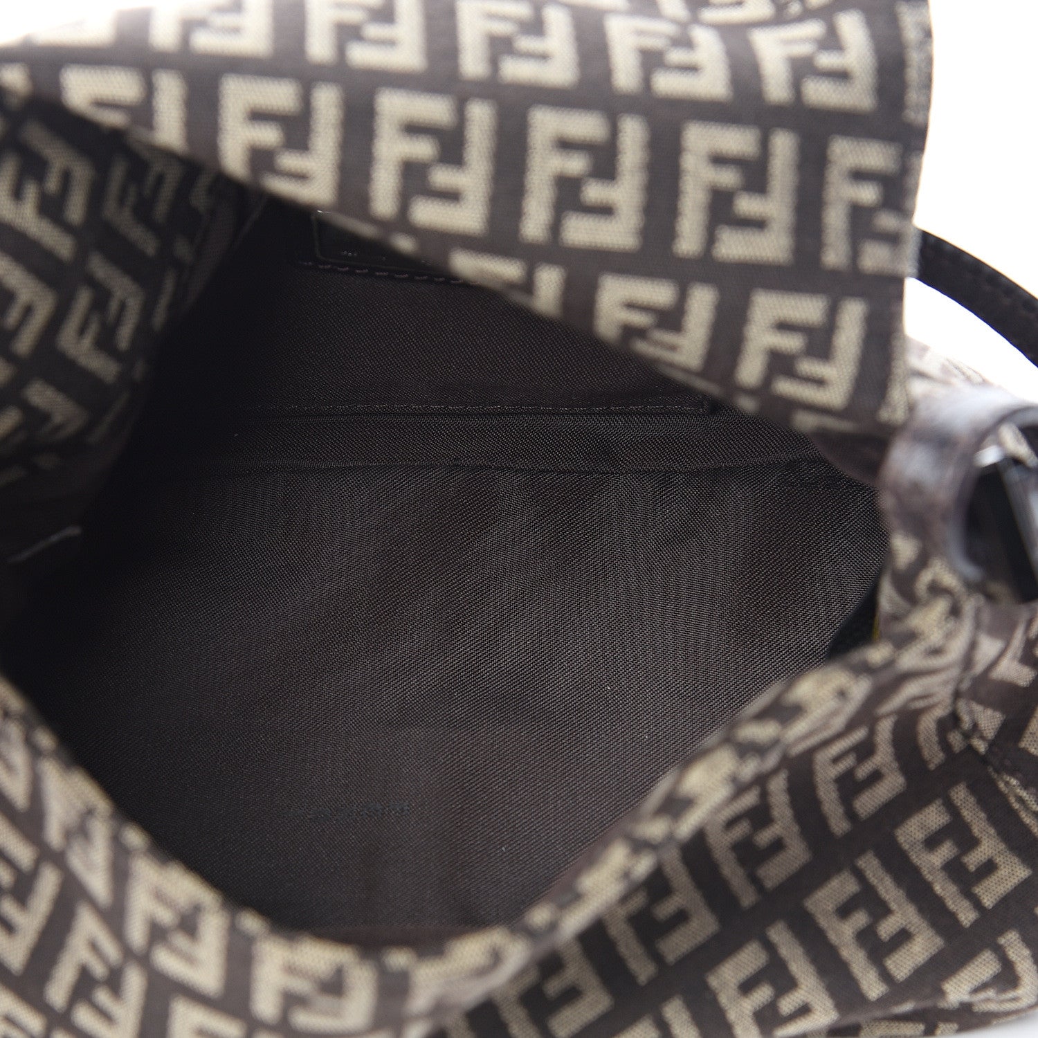 Fendi Zucchino Vitello Mini Mama Baguette Testa di Moro Beige 4 of 9