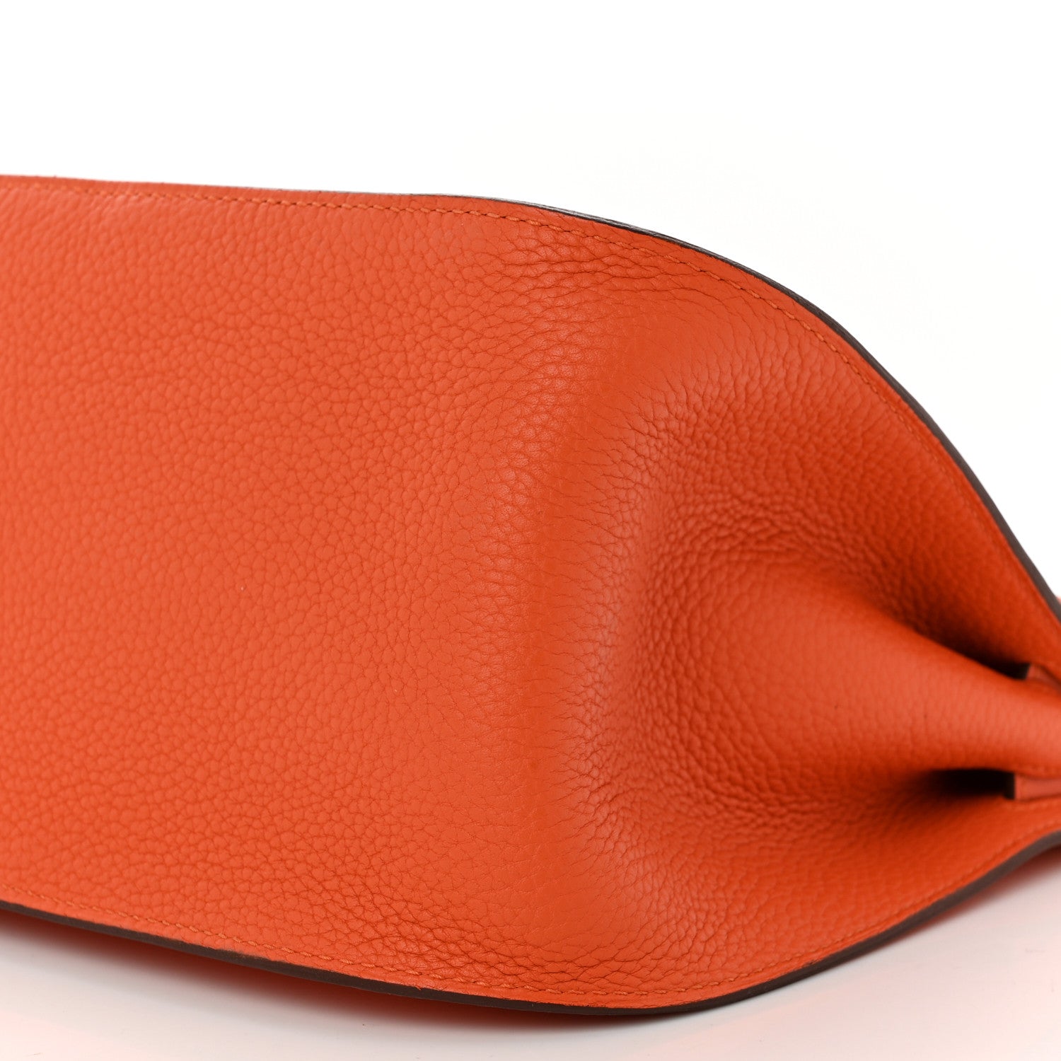 Hermes Taurillon Clemence Jypsiere 31 Orange Poppy 9 of 12