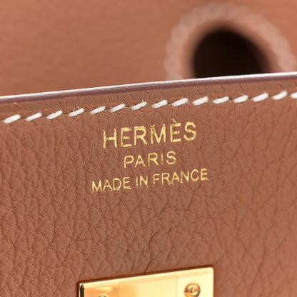Hermes Togo Birkin 25 Gold 6 of 10