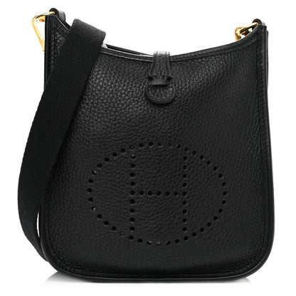 Hermes Taurillon Clemence Evelyne TPM Vert Cypress 1 of 10