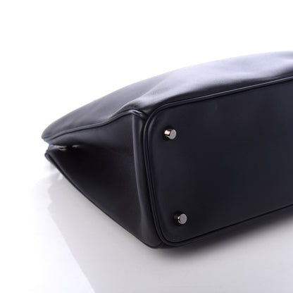 Christian Dior Smooth Calfskin Large Diorissimo Tote Black Rose Indien 7 of 9