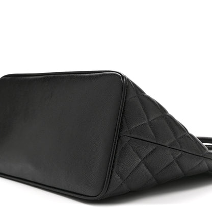 Chanel Caviar Quilted Medallion Tote Black 10 of 10