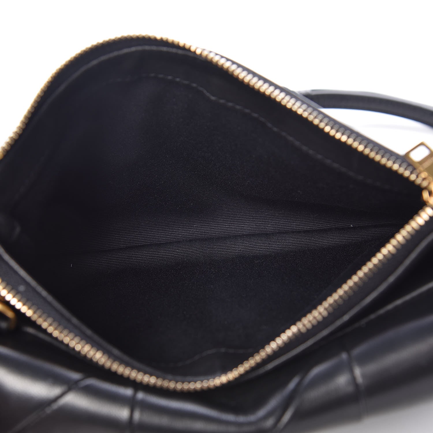 Saint Laurent Lambskin Patchwork Monogram Jamie Chain Wallet Black 6 of 11