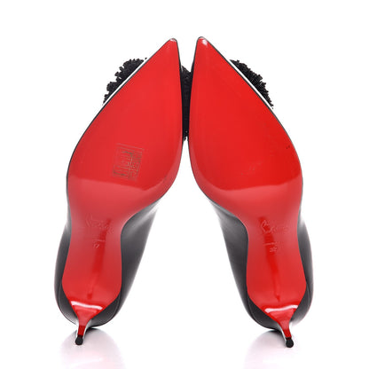 Christian Louboutin Shiny Nappa Konstantina 70 Pumps 37 Black 5 of 8