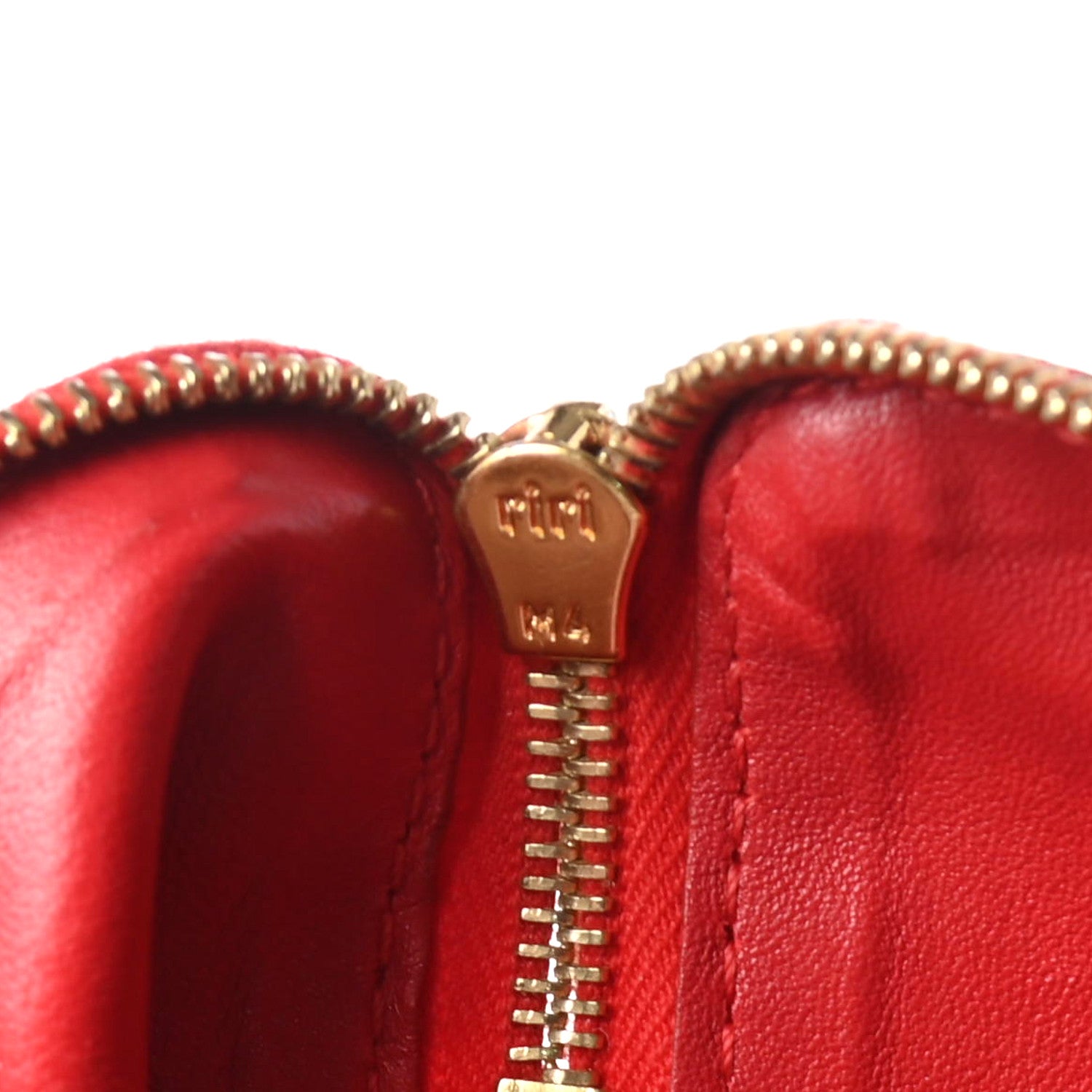 Celine Lambskin Bi-Color Solo Clutch Pouch Raspberry Butter 12 of 12
