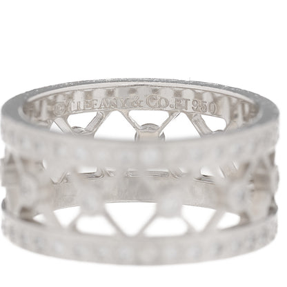 Tiffany Platinum Diamond Voile Ring 47 4 7 of 10