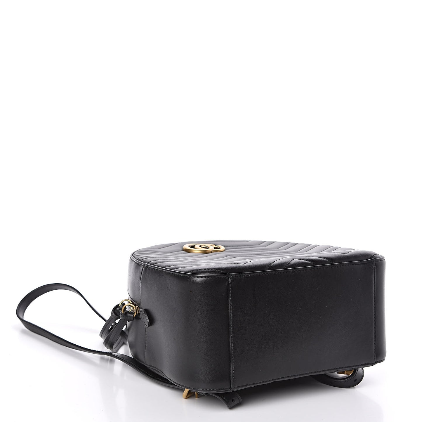 Calfskin Matelasse GG Marmont Backpack Black