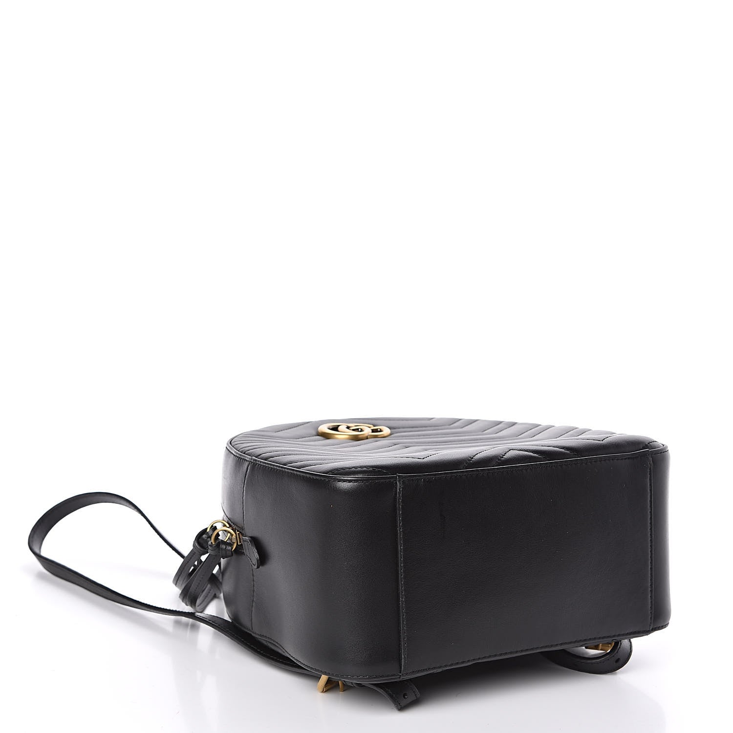 Gucci Calfskin Matelasse GG Marmont Backpack Black 4 of 10