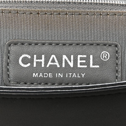 Chanel Galuchat Stingray Medium Boy Flap Black 6 of 12