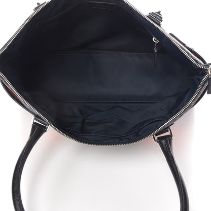 Christian Dior Denim Monogram Flight Tote Blue 5 of 10