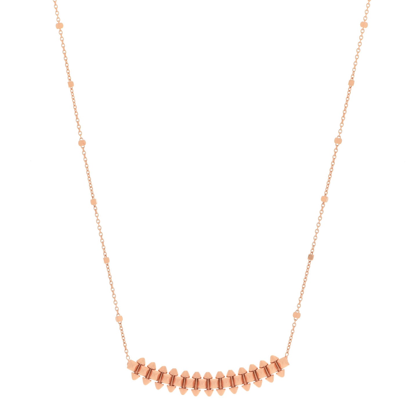 18K Pink Gold Small Clash de Cartier Necklace