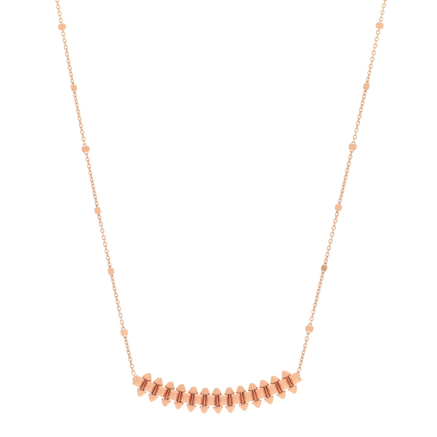 Cartier 18K Pink Gold Small Clash de Cartier Necklace 1 of 7