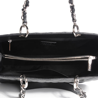 Chanel Caviar Quilted Grand Shopping Tote GST Black 7 of 7