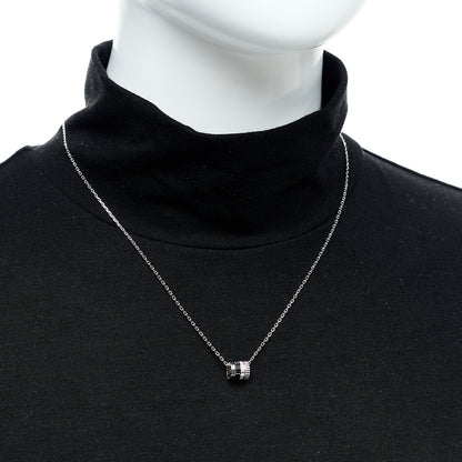 Boucheron 18K White Gold Diamond PVD Quatre SM Ring Pendant Necklace 2 of 6