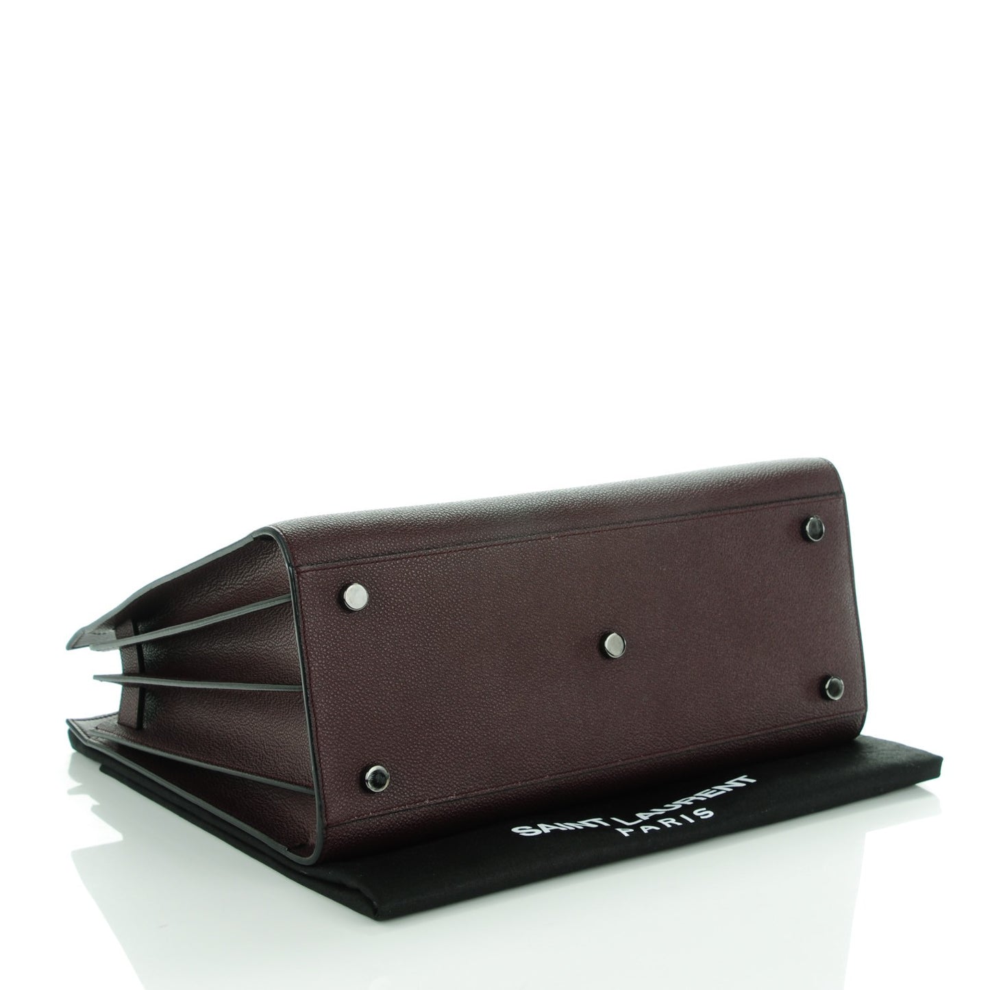 Grained Calfskin Small Classic Sac De Jour Armaranto
