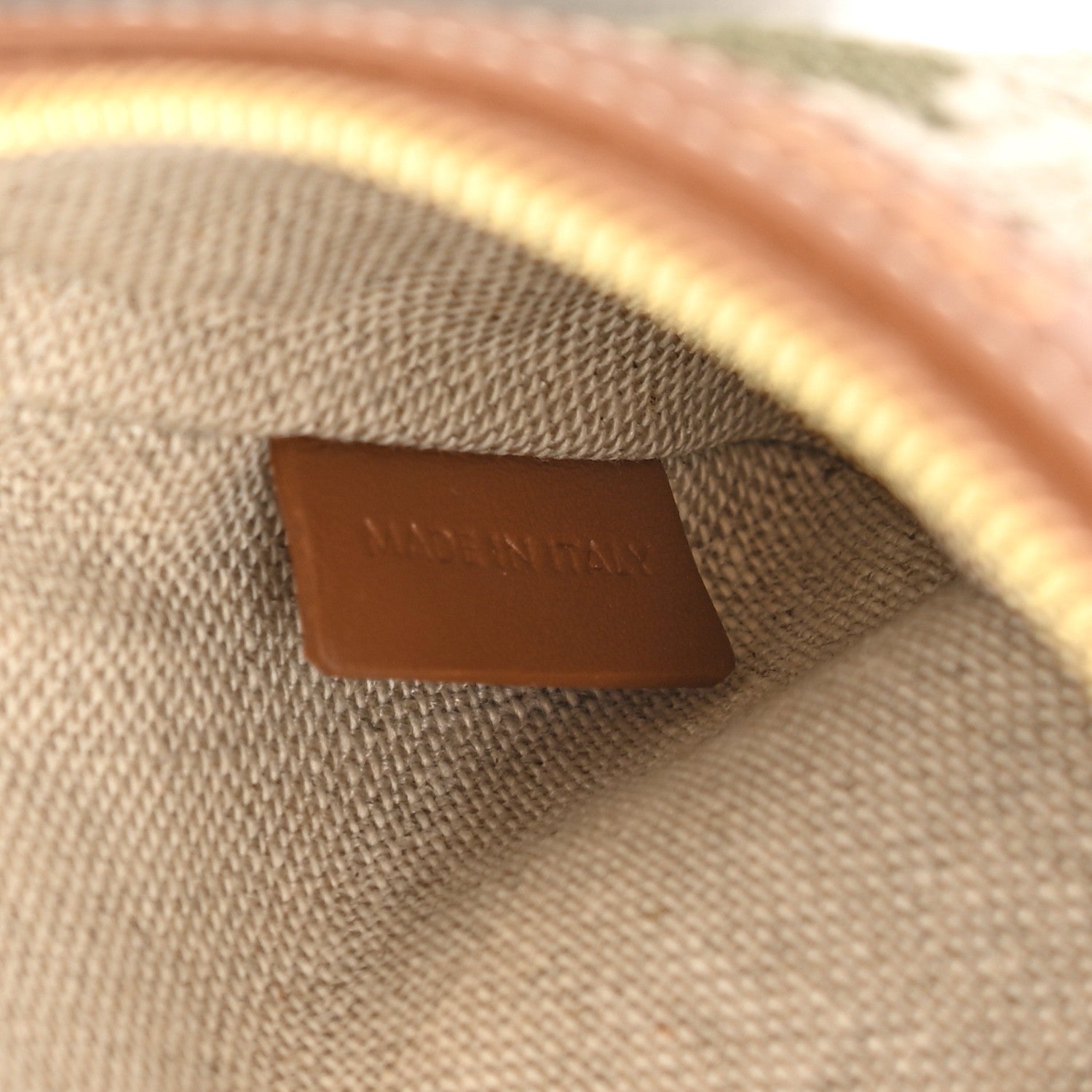 Celine Triomphe Canvas Calfskin Coin and Card Pouch Khaki 7 of 7