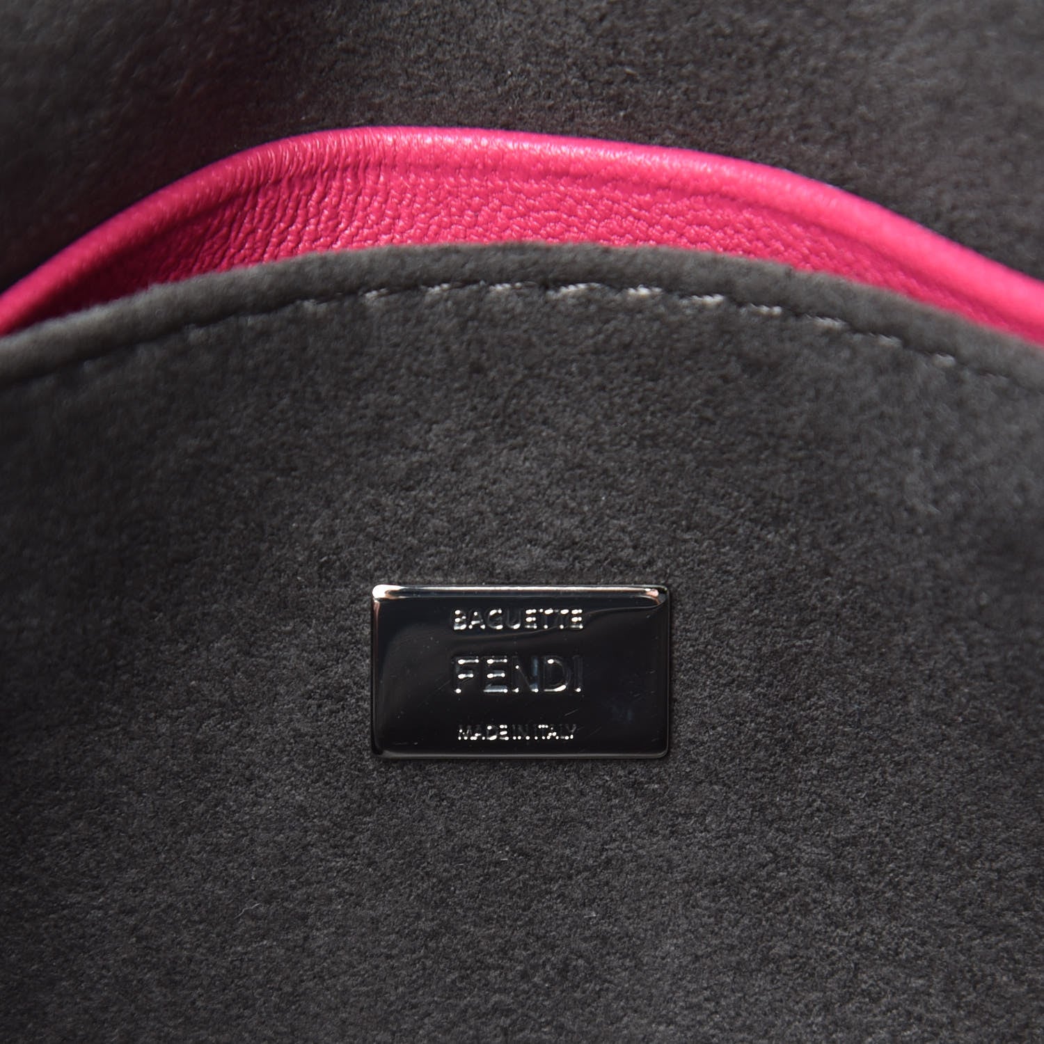 Fendi Shiny Nappa Rabbit Fur Crystal Flowerland Micro Buggie Baguette Fuxia Curacao Multicolor 6 of 12