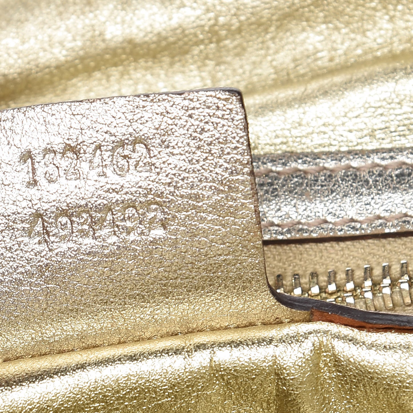 Goatskin Small Capri Bowler White Gold