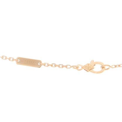 Van Cleef & Arpels 18K Rose Gold Diamond Small Frivole Pendant Pave Necklace 3 of 6