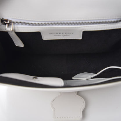 Burberry Trench Calfskin Medium DK88 Top Handle Bag Chalk White 8 of 11