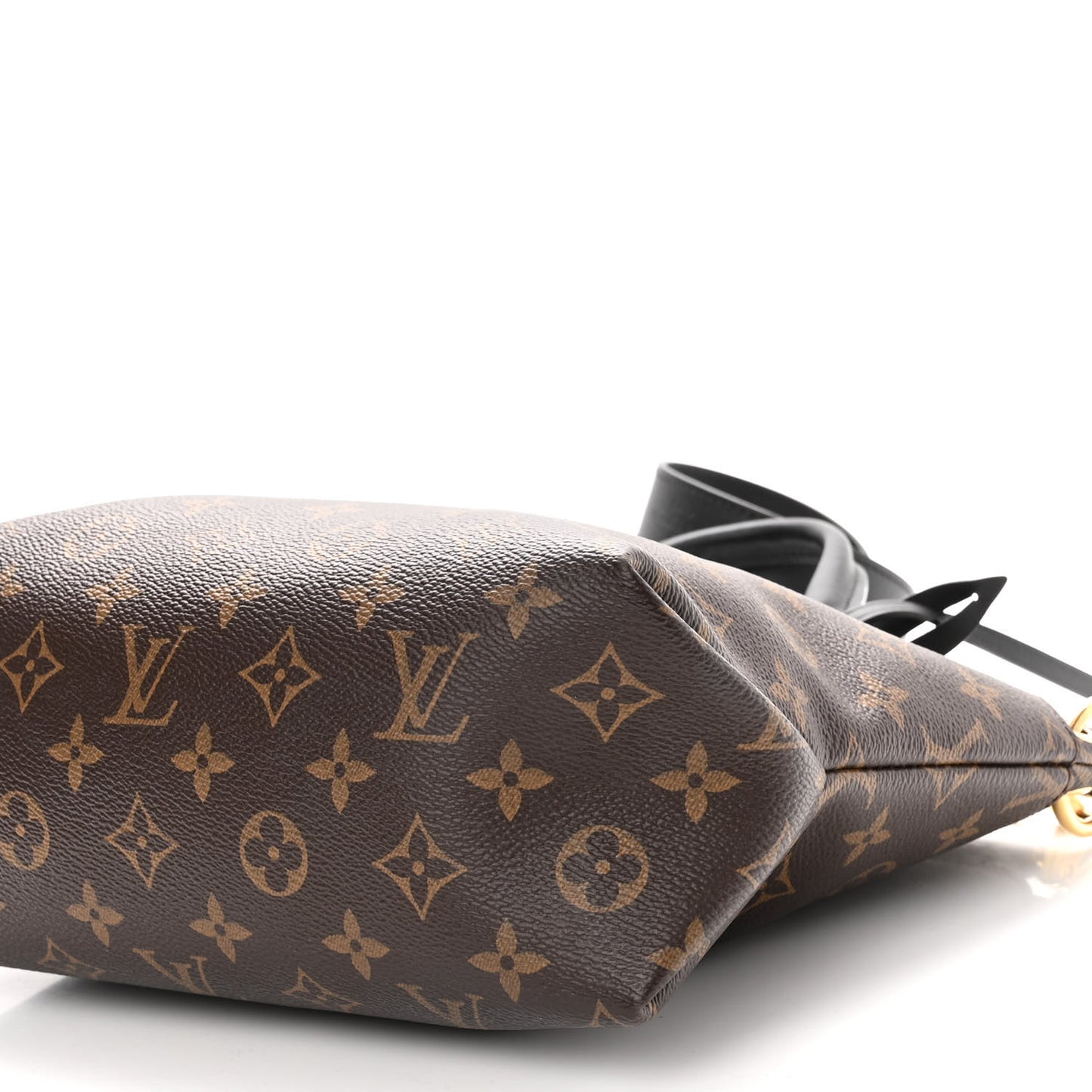 Monogram Flower Zipped Tote PM Black