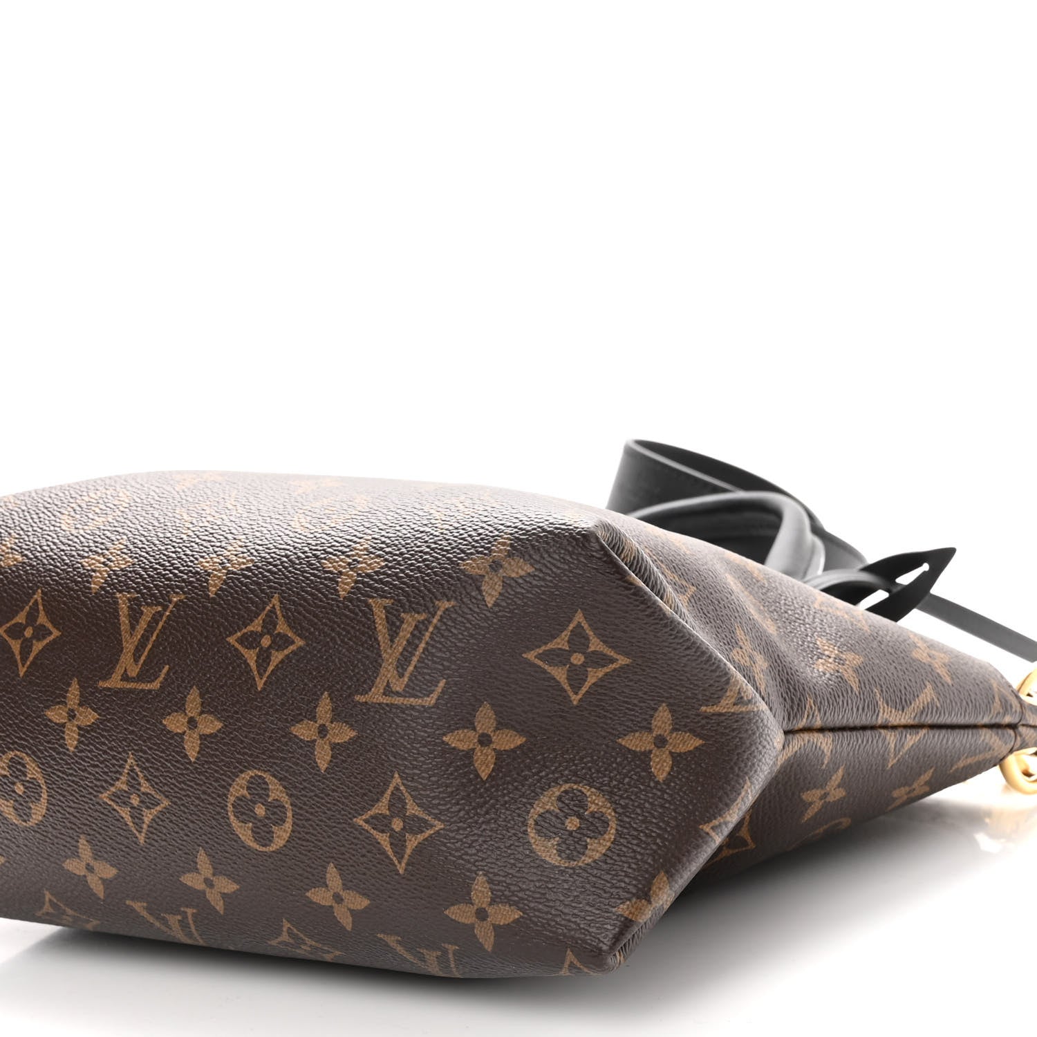 Louis Vuitton Monogram Flower Zipped Tote PM Black 9 of 10