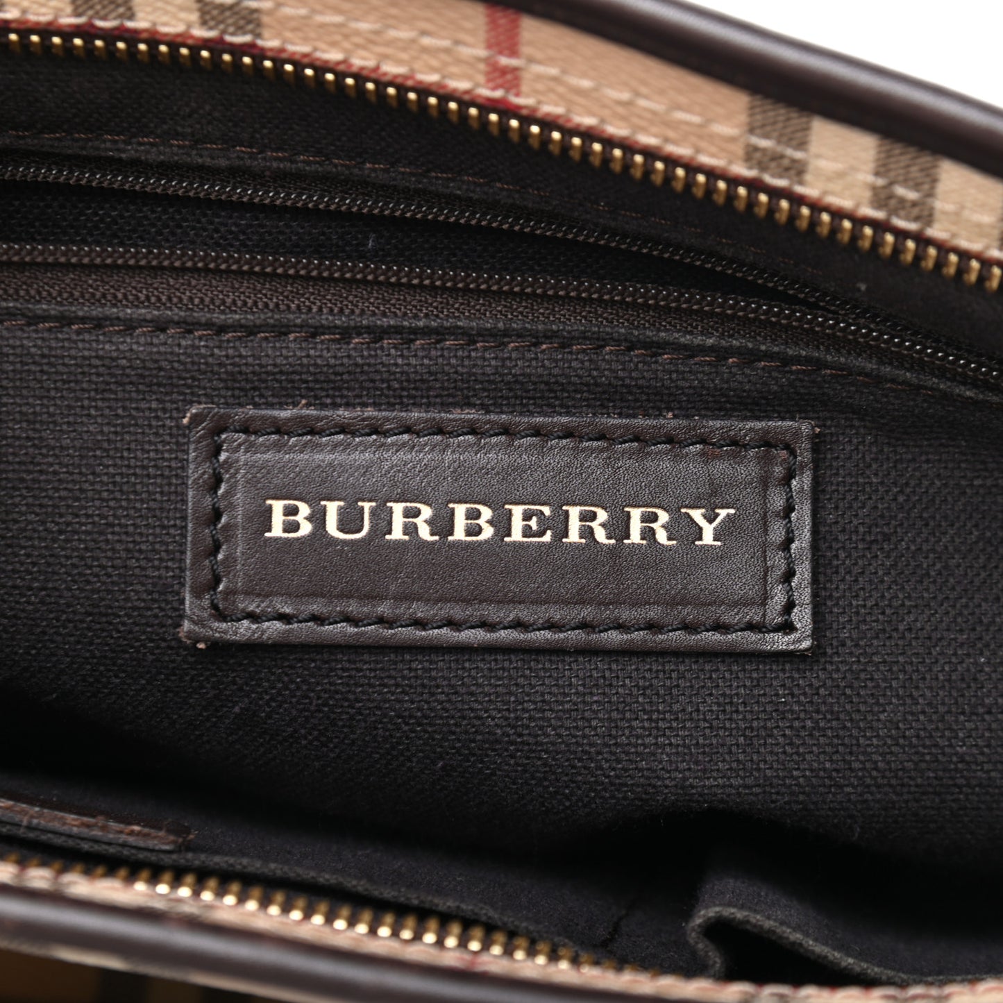 Haymarket Check Medium Regent Tote Chocolate