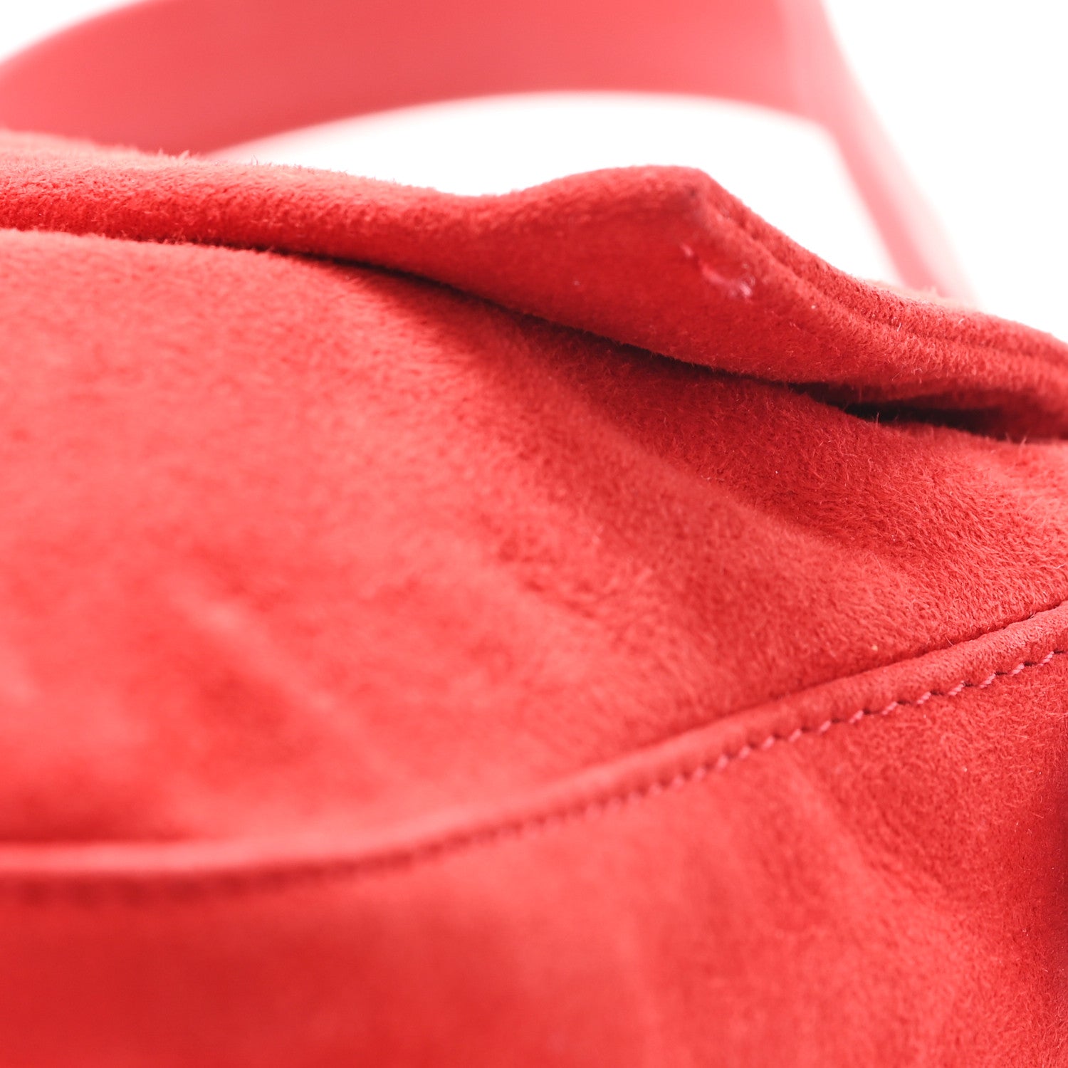 Fendi Suede Baguette Red 10 of 10