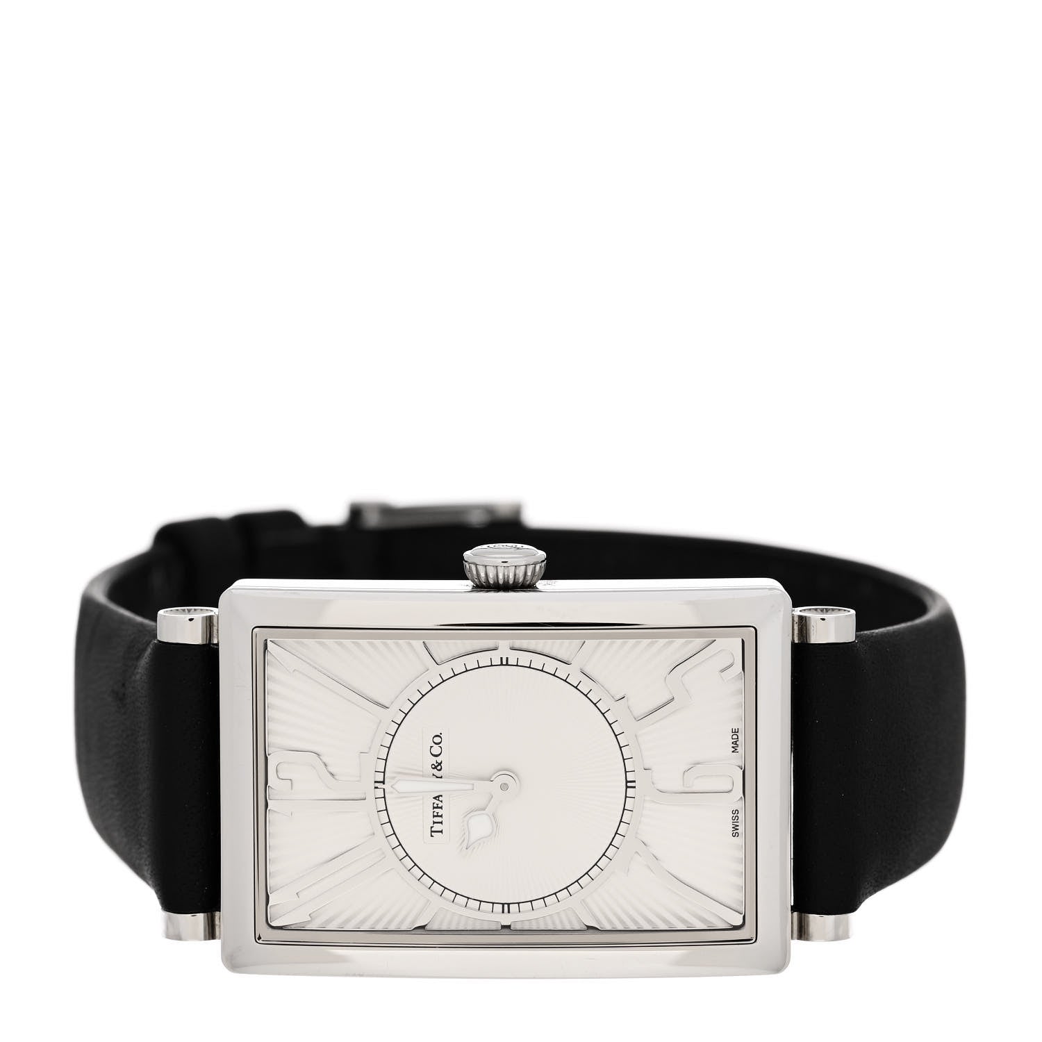 Tiffany Stainless Steel Calfskin 26mm Gallery Quartz Watch 2 of 6