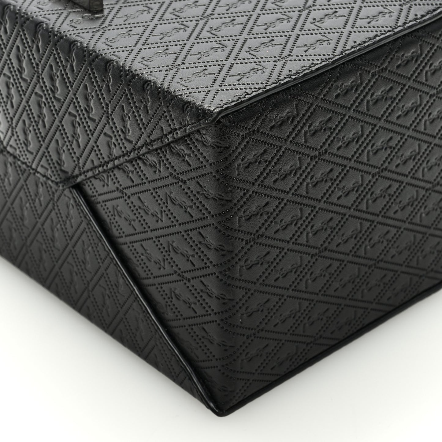 Calfskin Monogram Take Away Box Black
