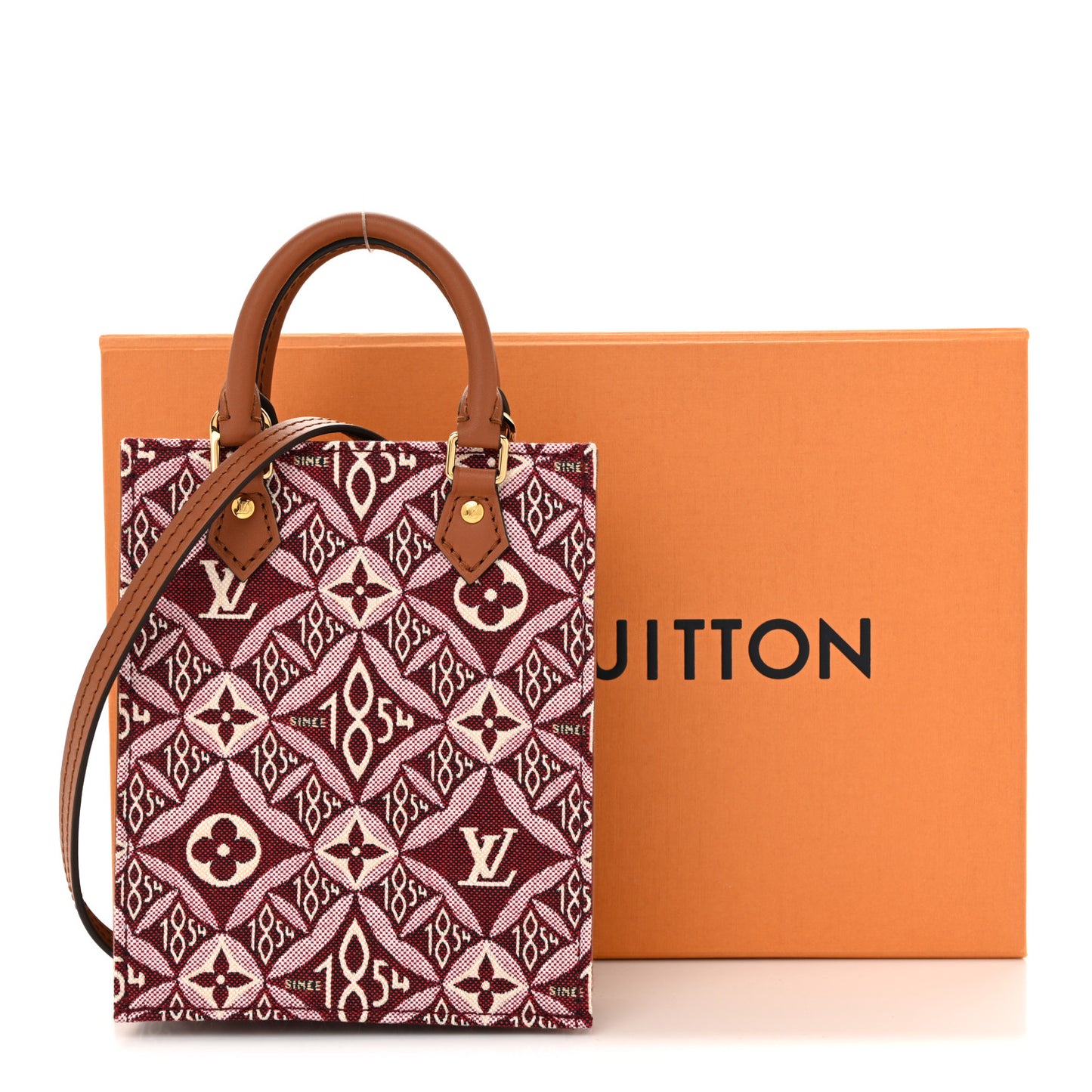 Jacquard Since 1854 Petit Sac Plat Bordeaux