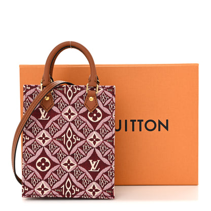 Louis Vuitton Jacquard Since 1854 Petit Sac Plat Bordeaux 11 of 11