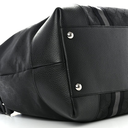 Gucci Nylon Monogram XL Duffle Bag Black 8 of 9