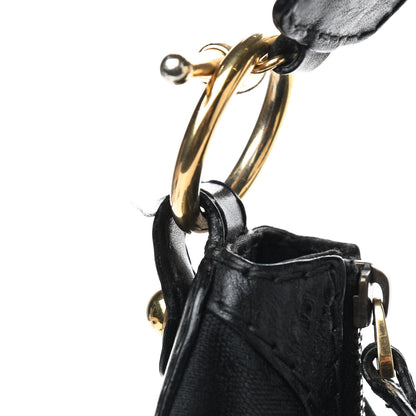 Gucci Monogram Medium Jockey Hobo Black 10 of 11