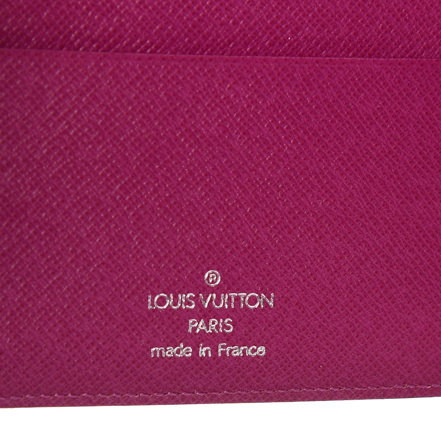 Louis Vuitton Epi Medium Ring Agenda Cover Cassis 6 of 10